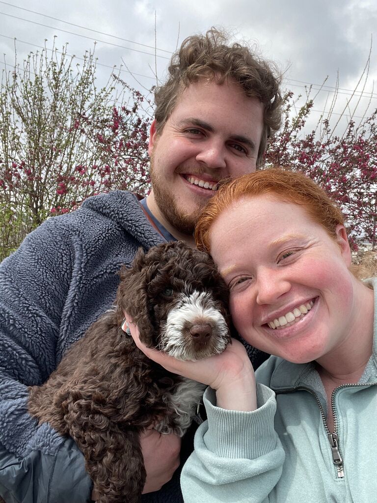 Meeting our girl, Olive!