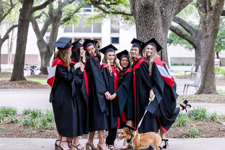 Sarah became a professional Uno player when she graduated from the University of Houston with a master's in Speech Language Pathology!