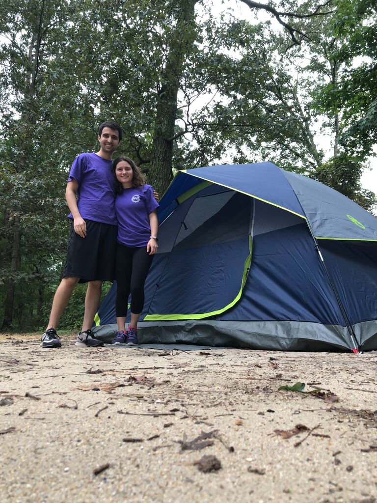 Camping in the pine barrens