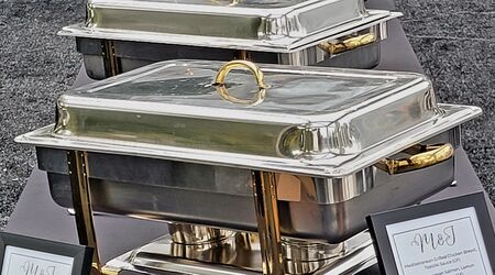 Plate Cover - Stainless Steel Classic Party Rentals of Virginia