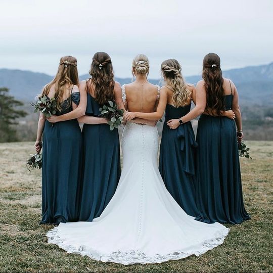 bridesmaid dresses harrisburg Ali + Alex's bridesmaids at Cork Factory Hotel  A crew of pink-dressed  besties, laughing, adjusting dresses, and moving through the day with  effortless joy. From quiet moments helping each other get