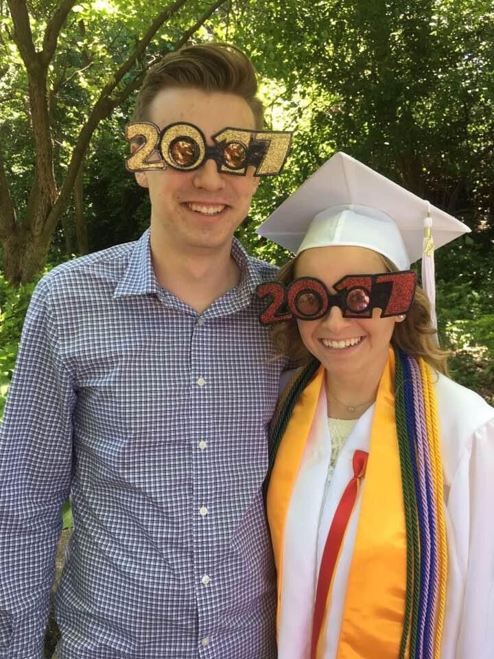 We celebrated high school graduation …