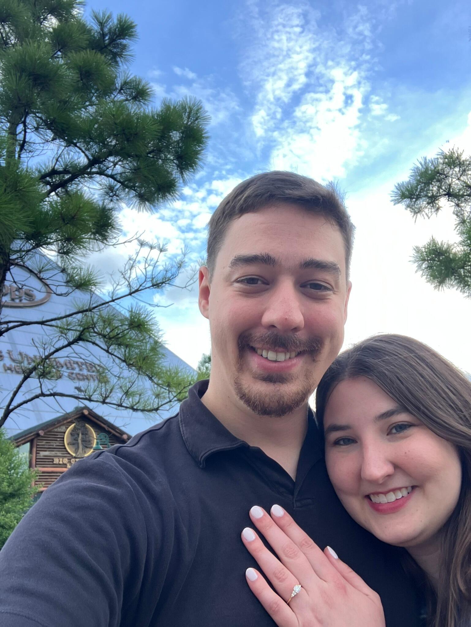 Somehow, Kayla and Seth ended up calling their families from the Bass Pro Pyramid to share the news.

They are overjoyed to celebrate the formation of their new family this coming November!