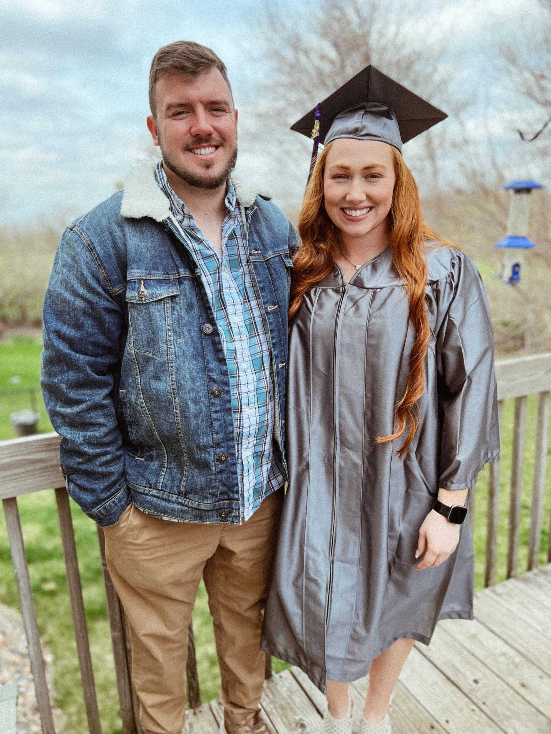 Celebrating Lizzie's graduation from the PTA program at Mercy College 