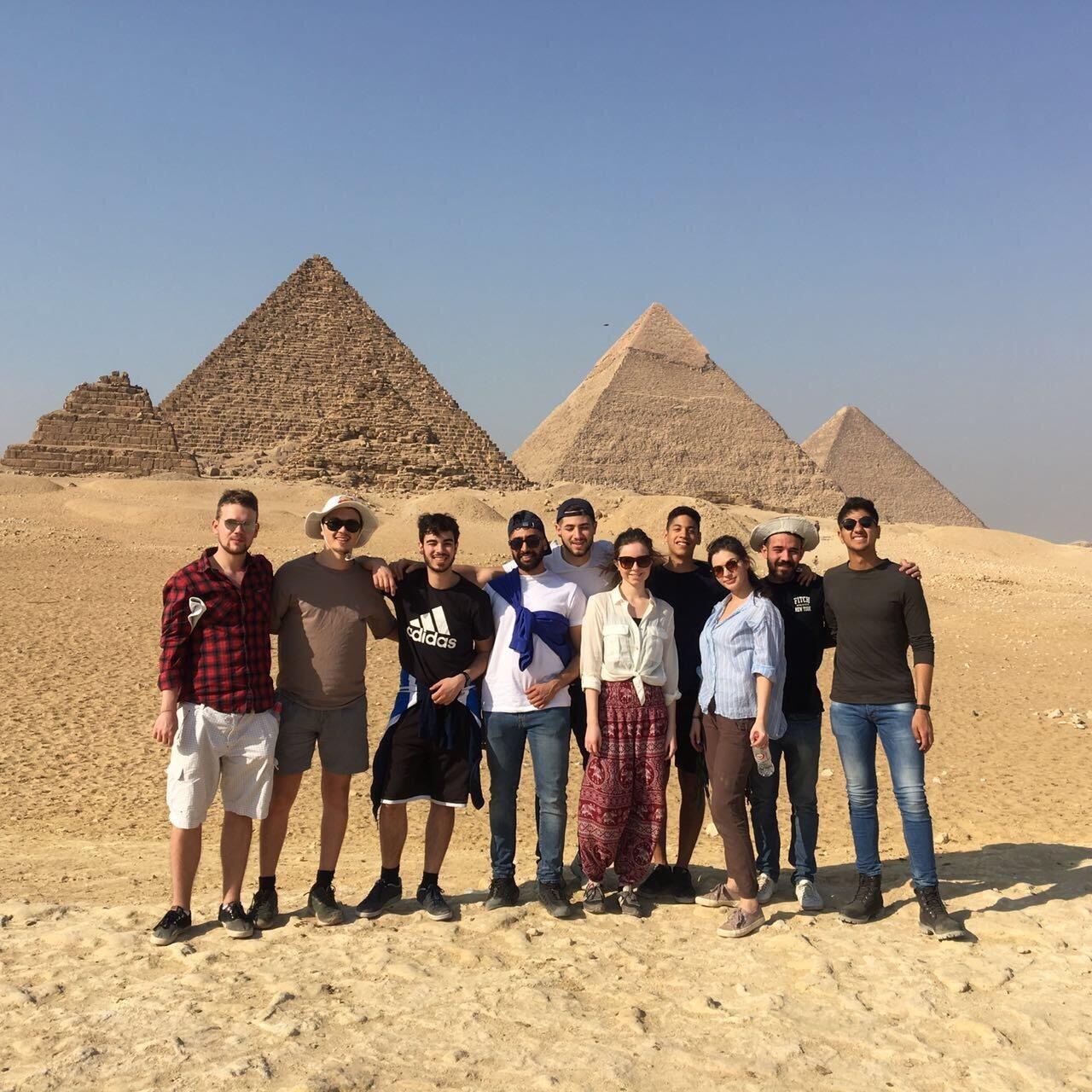 Mignon's first trip to Egypt