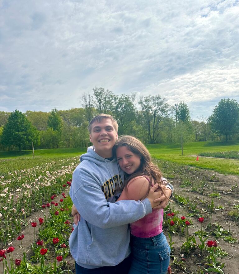 At the Tulip Festival in Holland, MI