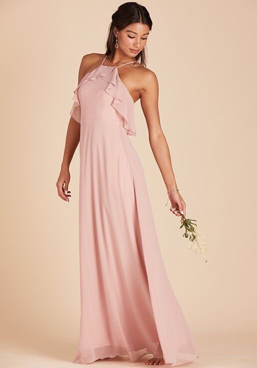 rose quartz bridesmaid dresses