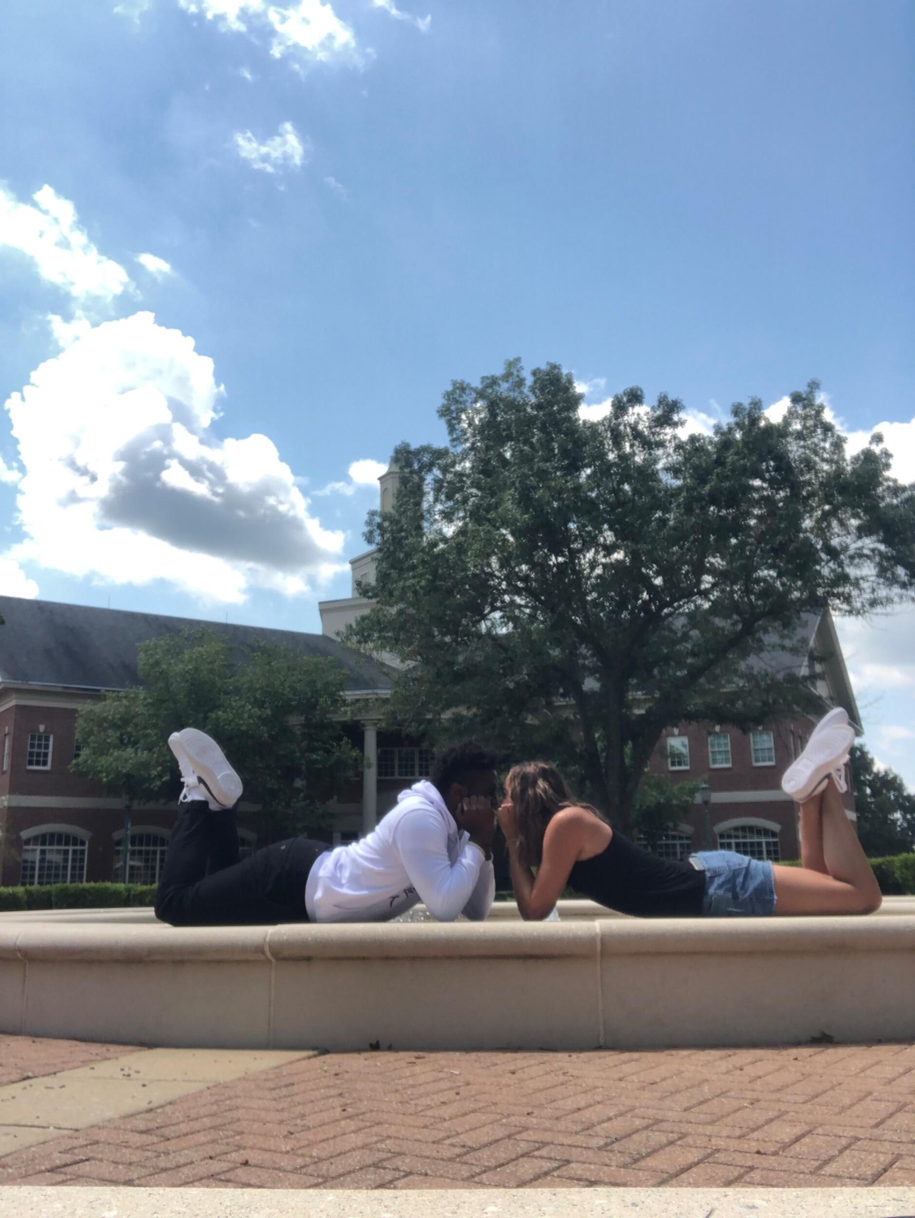 On this day, I showed JP around where I grew up and we stopped and took fun pictures together! It was really fun! 