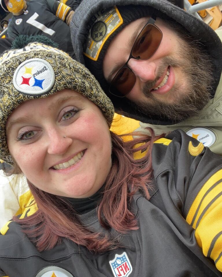 ~The One with the First Official Date~
Yes, it's true, their first kiss was before their first official date. In true fashion, their first real date was to the Titans vs. Steelers game. This was when Allyssa realized she had true feelings for Nathan. The Steelers also won that day!