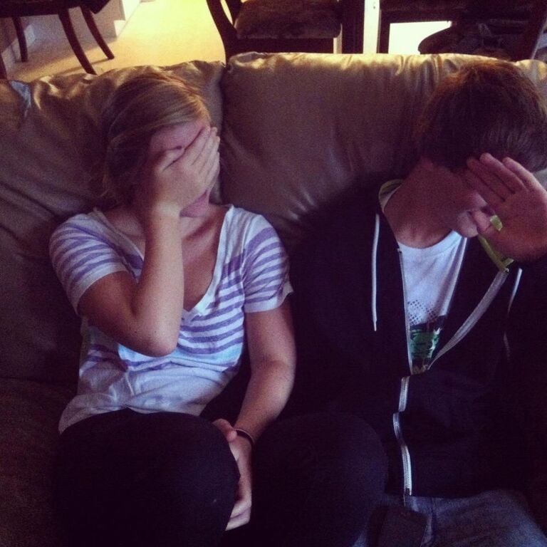 Fun fact! 
They dated for a couple of months in grade 10! This was their first and only photo together during that young relationship! (Before Evan broke up with Rachel to play video games...)