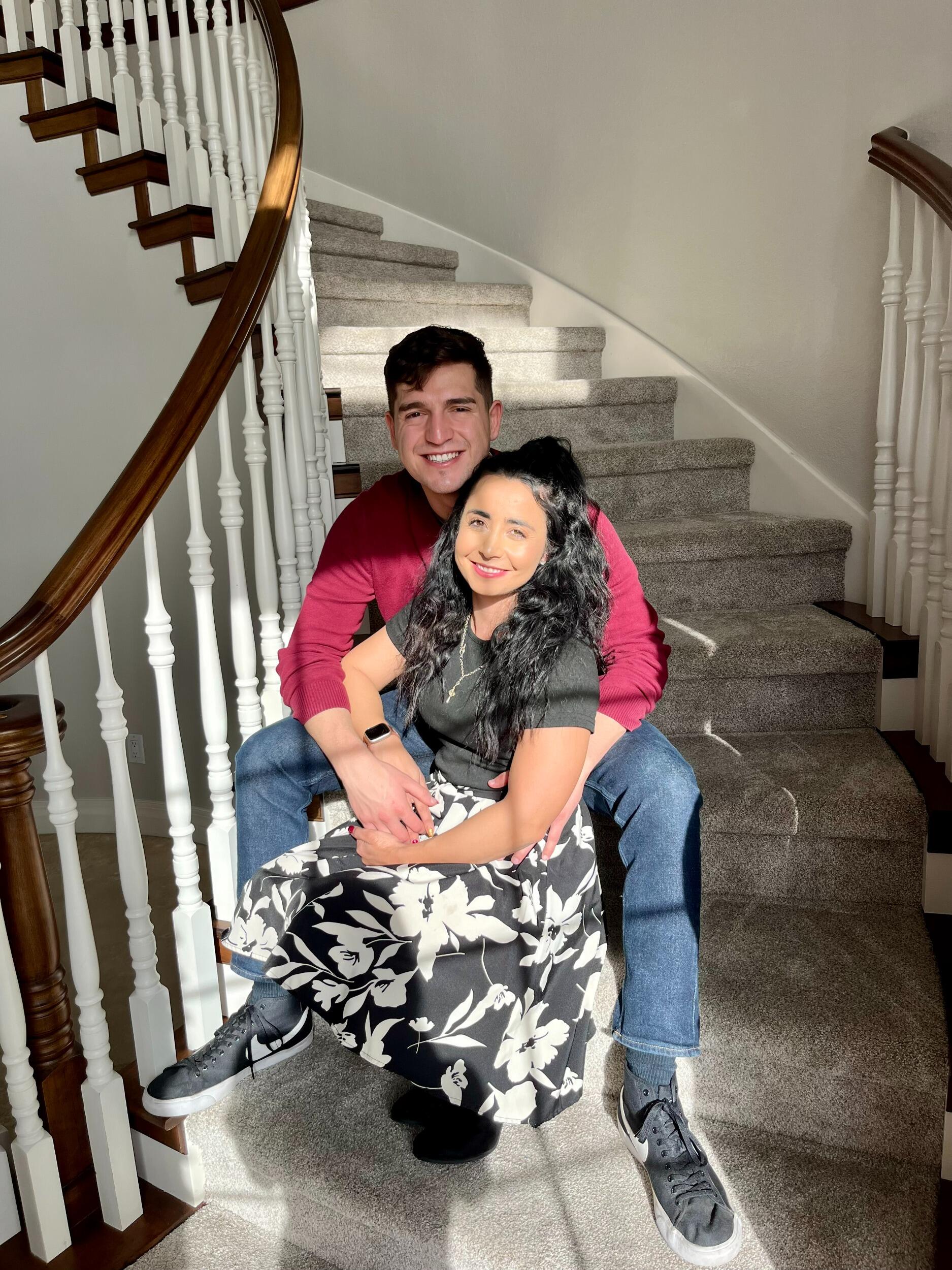 Our first Thanksgiving together—grateful for love, laughter, and the start of a lifetime of holidays!