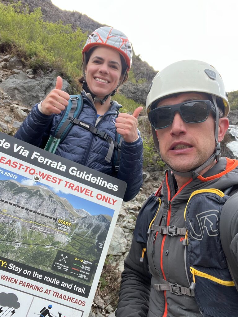 We had many adventures including doing the Via Ferrata in Telluride, CO