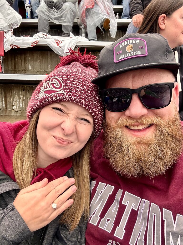 Sean's first Griz game!