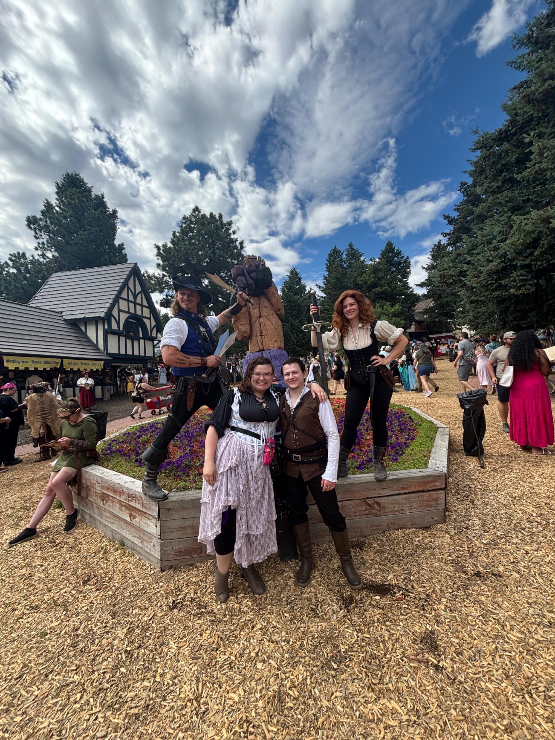 Renfaire… this and Halloween may as well be in our vows