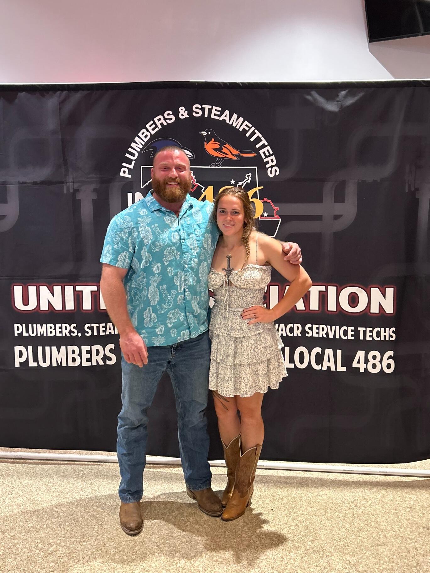 Walker's apprenticeship graduation