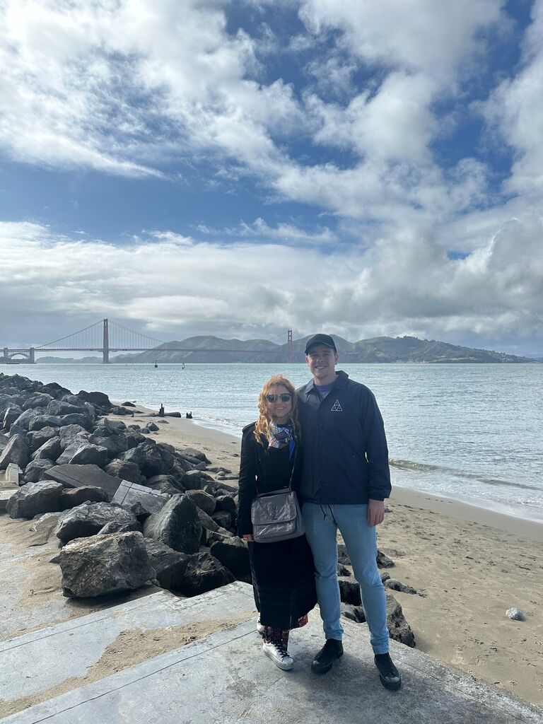 First time together in San Francisco. Checking it out as a potential move! 👀