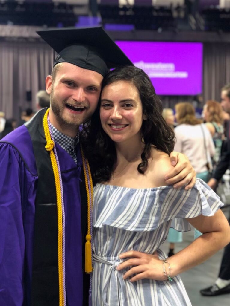 Josh's graduation from Northwestern! {Fun Fact: check out the photo from last year's graduation, our outfits MATCHED across the years} 