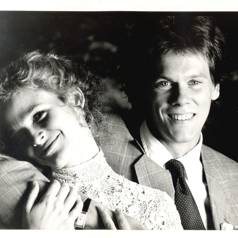 Kevin Bacon and Kyra Sedgwick wedding photo