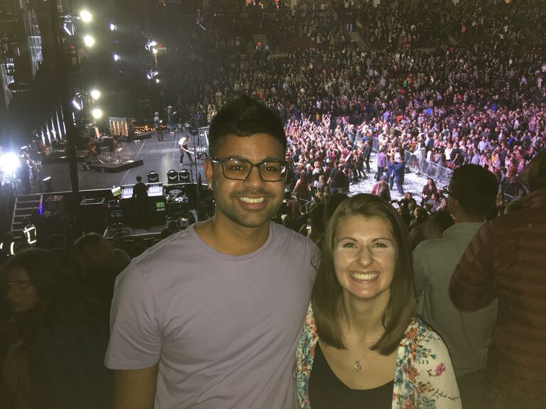 Our first concert together, we saw The Lumineers