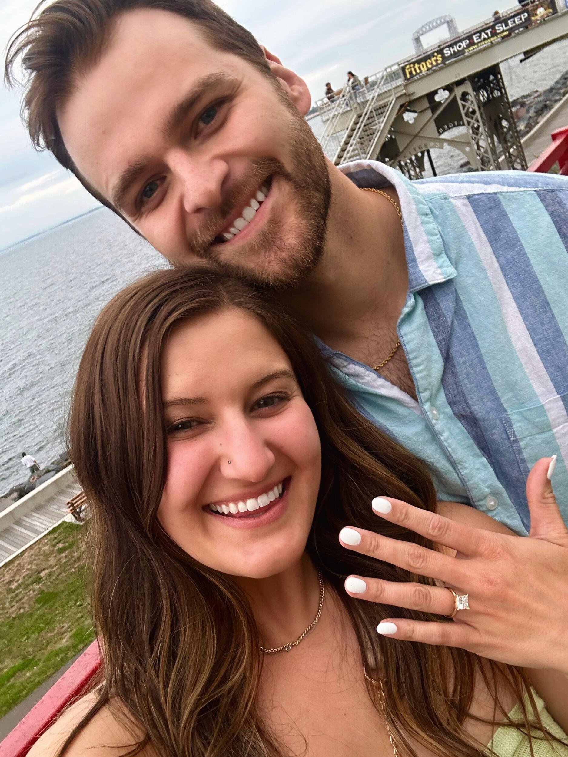 We got ENGAGED!! Unintentionally so, Ry again asked on a Saturday the 14th! We took a weekend trip up to Duluth that we had been planning for over a year and finally got around to. On the way up, I realized it was Friday the 13th and made a joke about it, little did I know what was about to follow! Our final big adventure of 2024❤️
