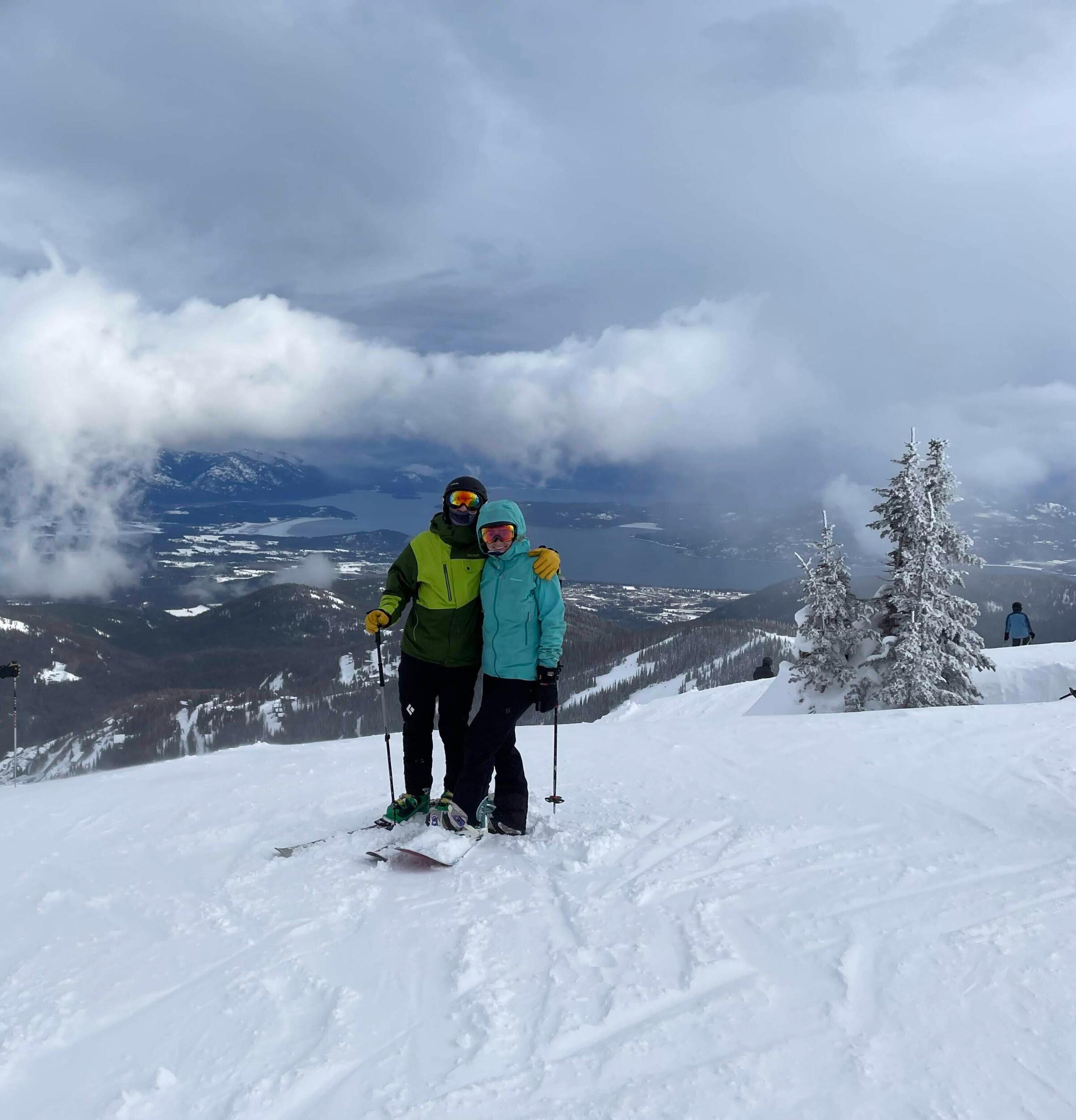 Sam had some med school rotations in Spokane, WA and we both had a free weekend to explore Sandpoint, ID with good friends and skiing at Schweitzer. 