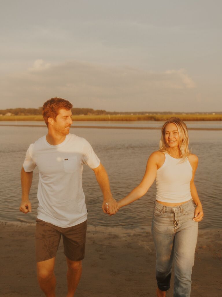 Mike + Rebeckah are already counting down the days until they can celebrate with their closest friends and family - cheers ya'll! 