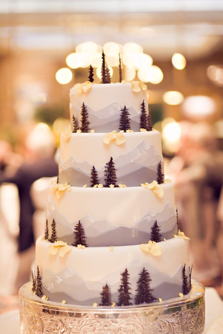 Rocky Mountain Themed Cake