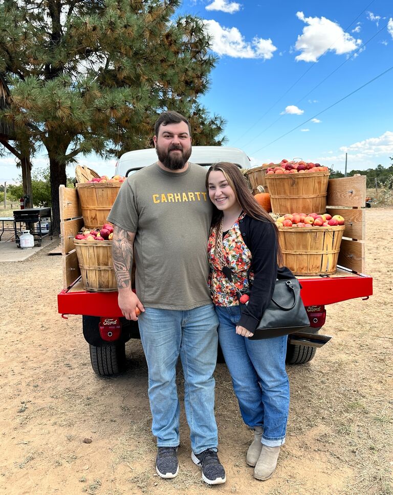 Enjoying our year as fiancés!