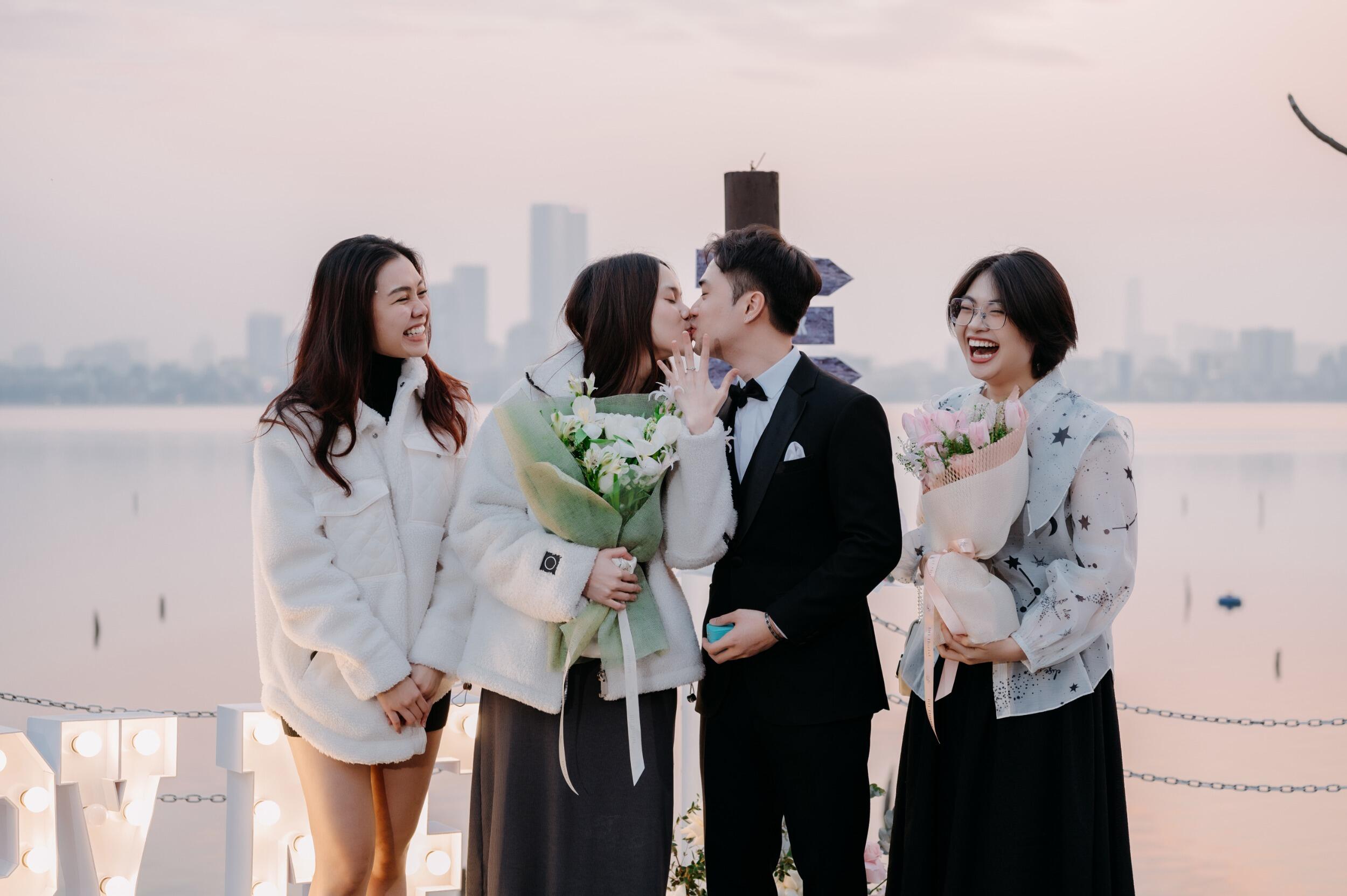 And just like that, the girl who once said "it's too quick!" after two weeks became the woman who said "YES!" without hesitation—proving again that good things really do come to those who wait (and relocate across the country twice).