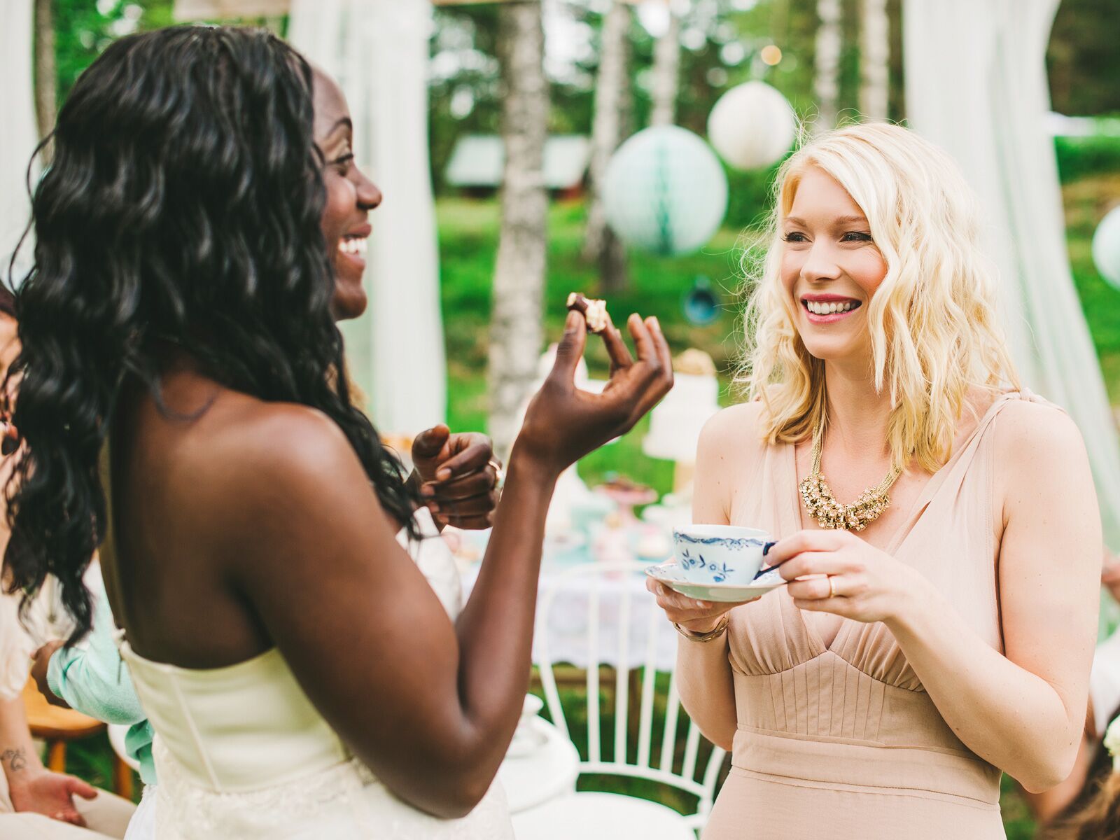 Guests at bridal shower