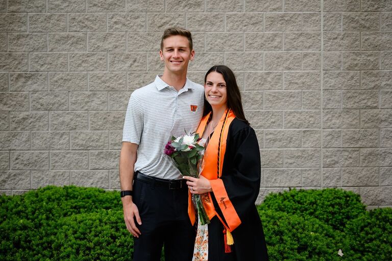 The day that Alyssa graduated from The University of Findlay with her undergraduate degree with only 2 more years left of DPT school. 
