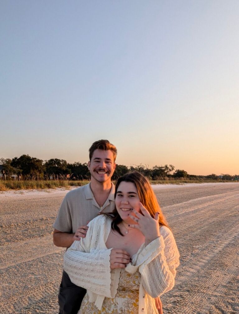 Early morning on a Biloxi Mississippi beach we had our engagement! After countless memories together and a journey that has already been filled with joy, we’ve decided to take the next step toward forever. We can’t wait to celebrate this new chapter with our friends and family.