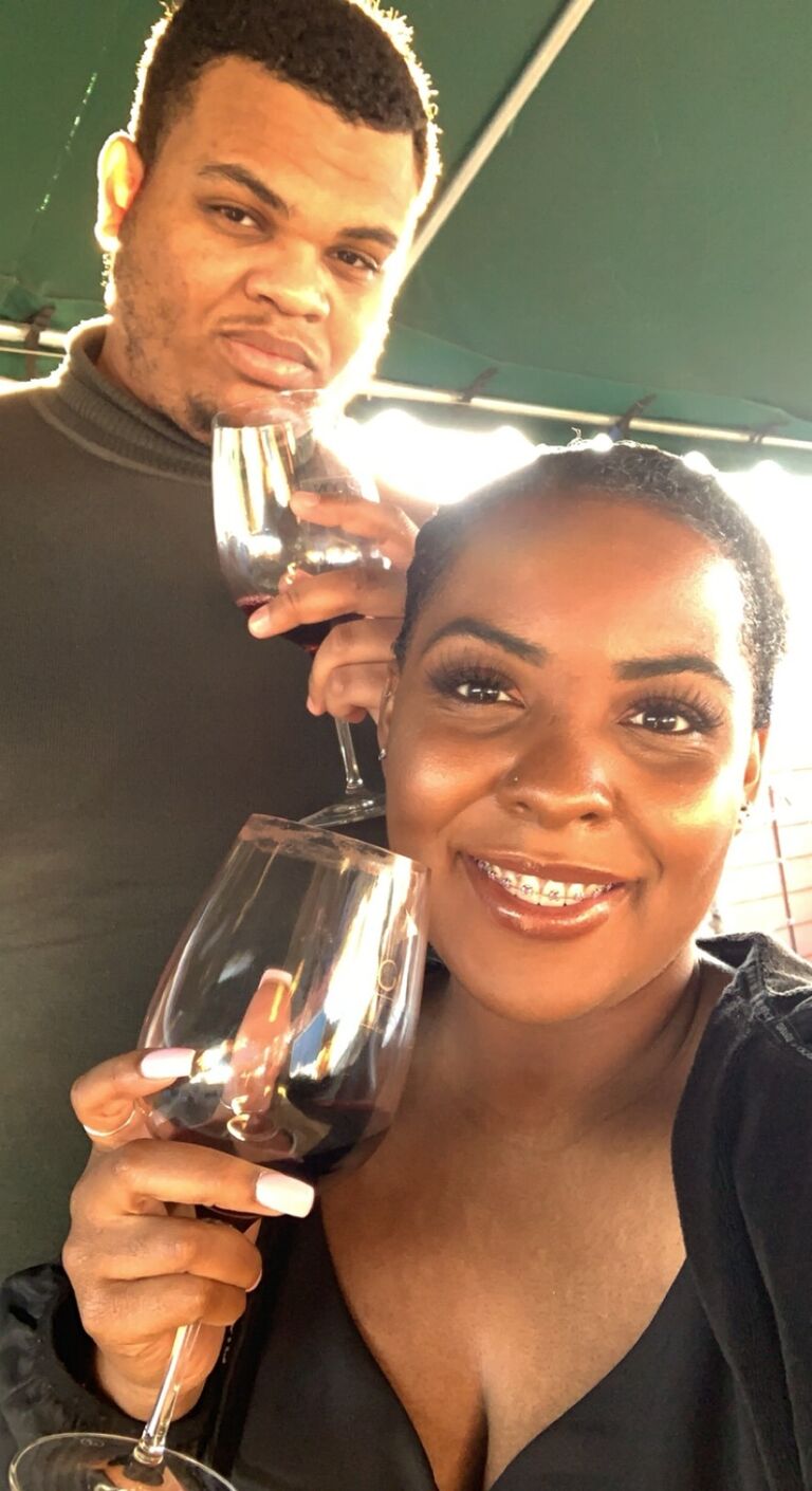 We had our First Official Date at Harvest Moon Winery in Sonoma County, Ca.