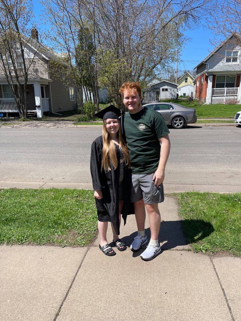 Molly’s college graduation with her bachelors degree!