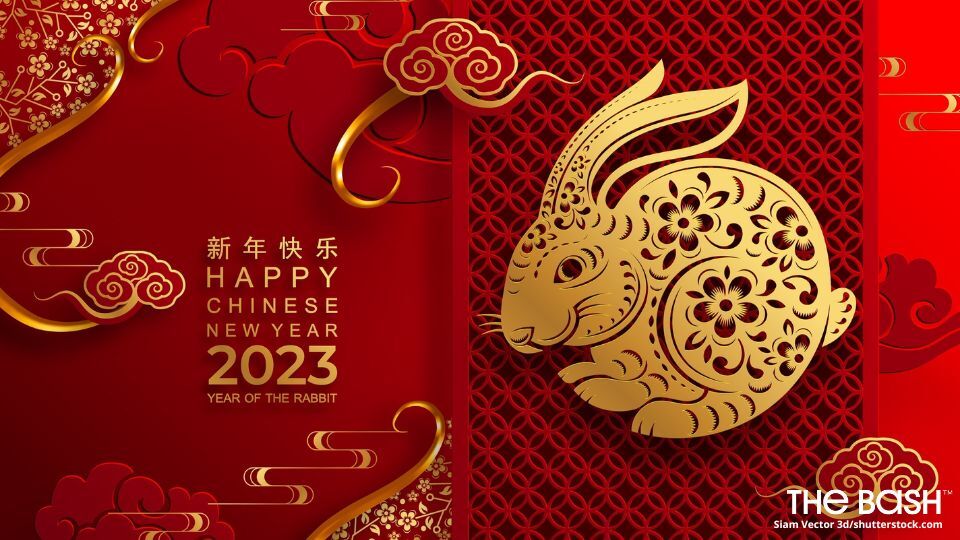 Year of the Rabbit Zoom Background - Chinese New Year