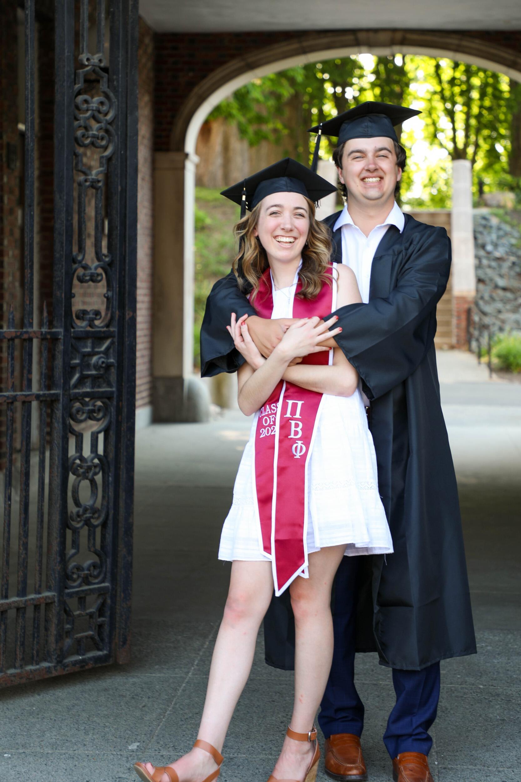 Emily and Nick graduate from RPI