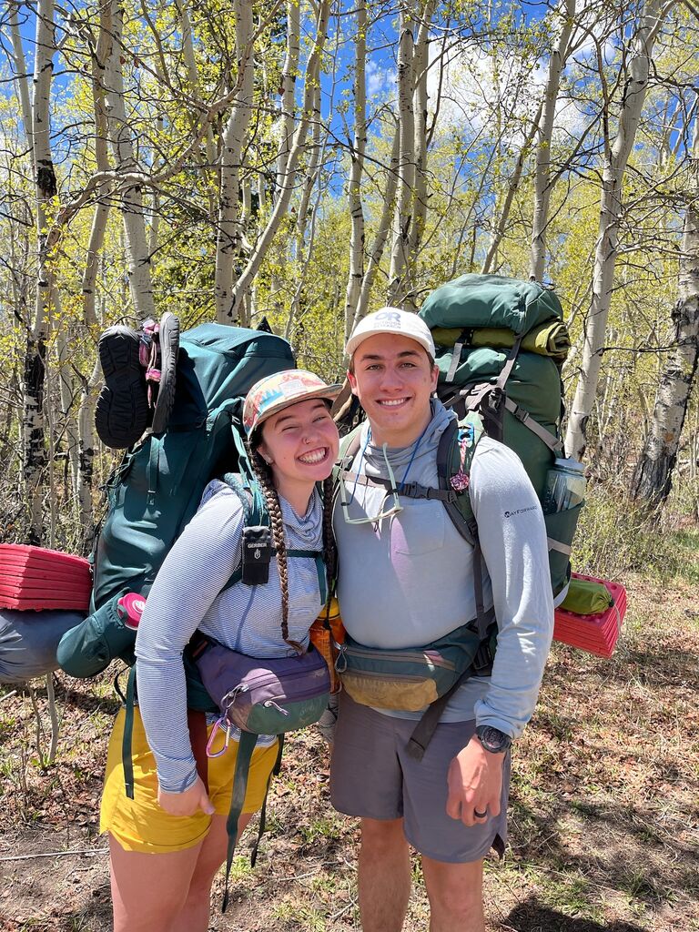 For the 3 months leading up to the wedding we are in Colorado working for WayForward Adventures which is a backpacking ministry. We are both enjoying guiding backpacking trips while pursuing our relationships with the Lord and one another!