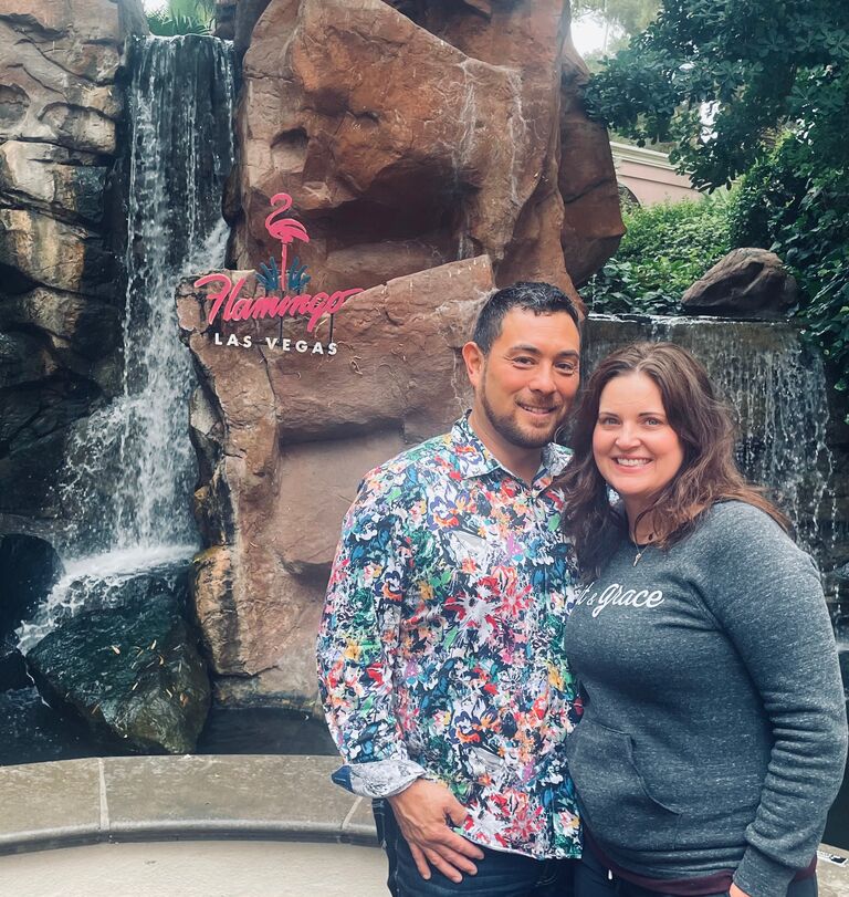 We took a trip out to California to visit some of Sean's family- and my aunt & uncle as well. We stayed in Las Vegas for a day and walked around a bit before driving the rest of the way to California. 
