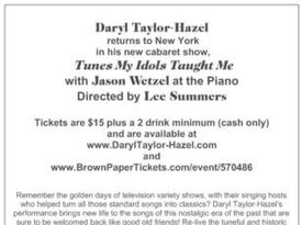 Daryl Taylor-Hazel -The Ambassador of Song - Broadway Singer - Orlando, FL - Hero Gallery 3