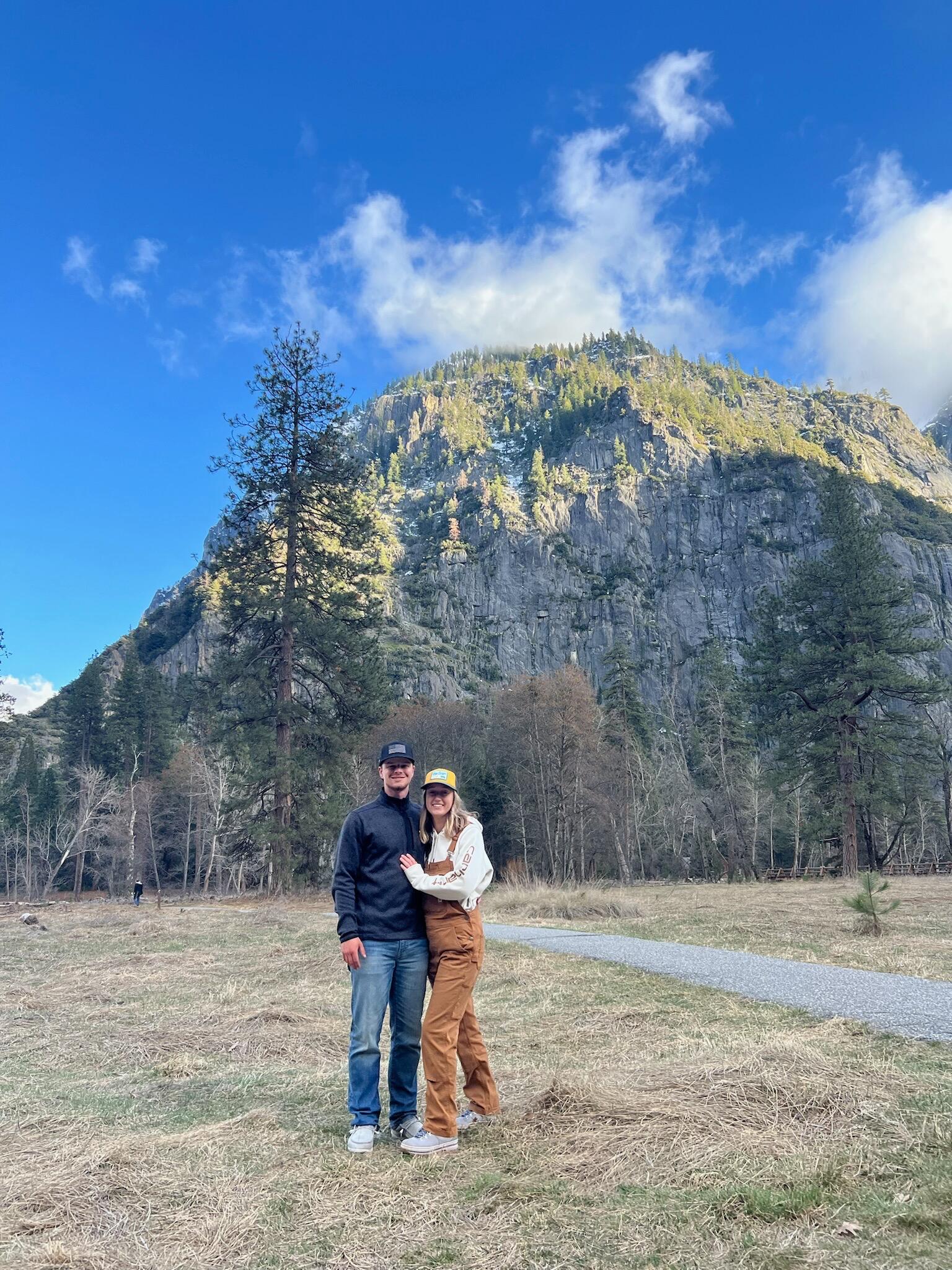 Yosemite National Park!
Nick and Hailey enjoyed the majestic view that the Lord created. 