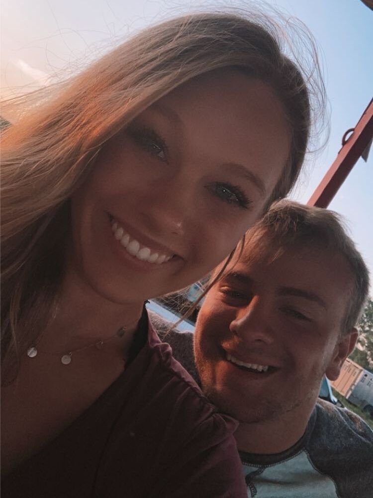 We recreated our second date at the Madison County Fair. Andrew asked me to officially be his girlfriend that night at midnight.
