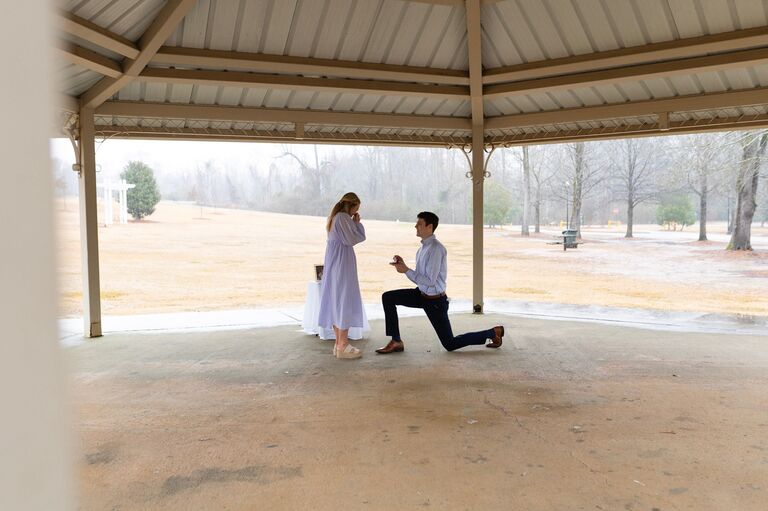 THE DAY WE GOT ENGAGED!!! A perfect day that even the rain could not ruin! What a special day this was reflecting on our love for each other, and the abundant love and blessings that Christ has first given us!  Our favorite part was celebrating with so many of our friends and family whom we love so much!!! 