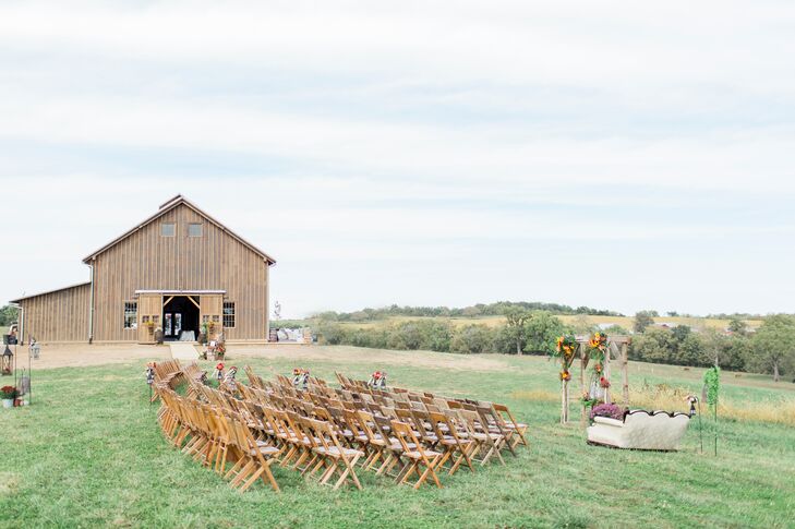 Weston Red Barn Farm Outdoor Ceremony