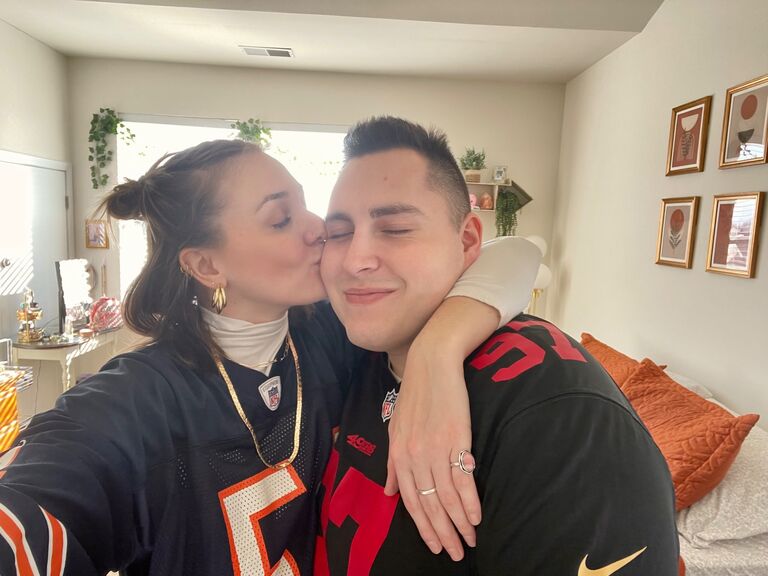 Super Bowl party at The OG Arcivar’s house.