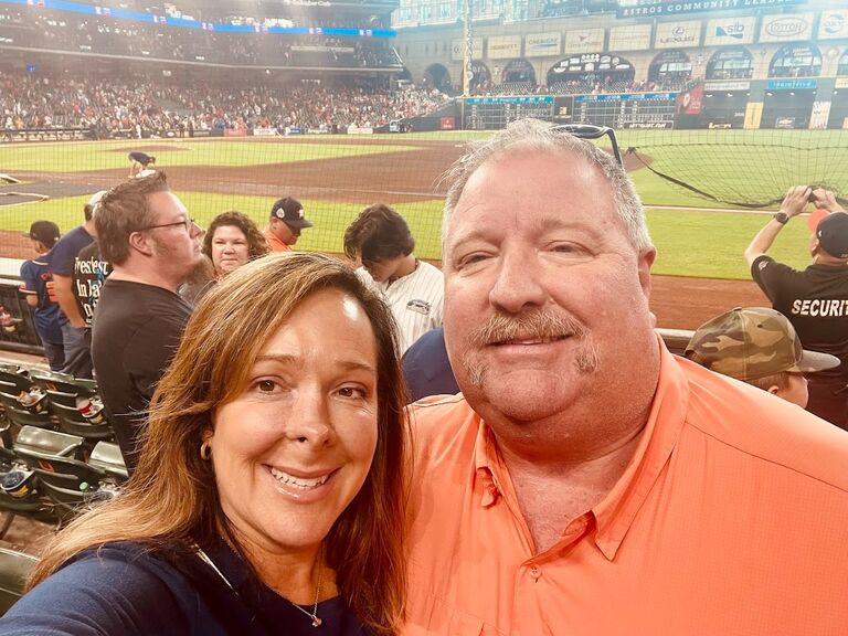 Astros game in Houston
