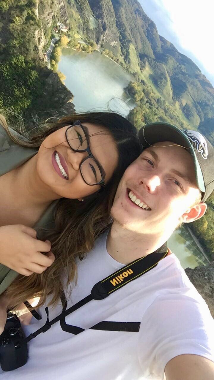Climbed up to the castle ruins in Austria to get a great view of the Danube River!