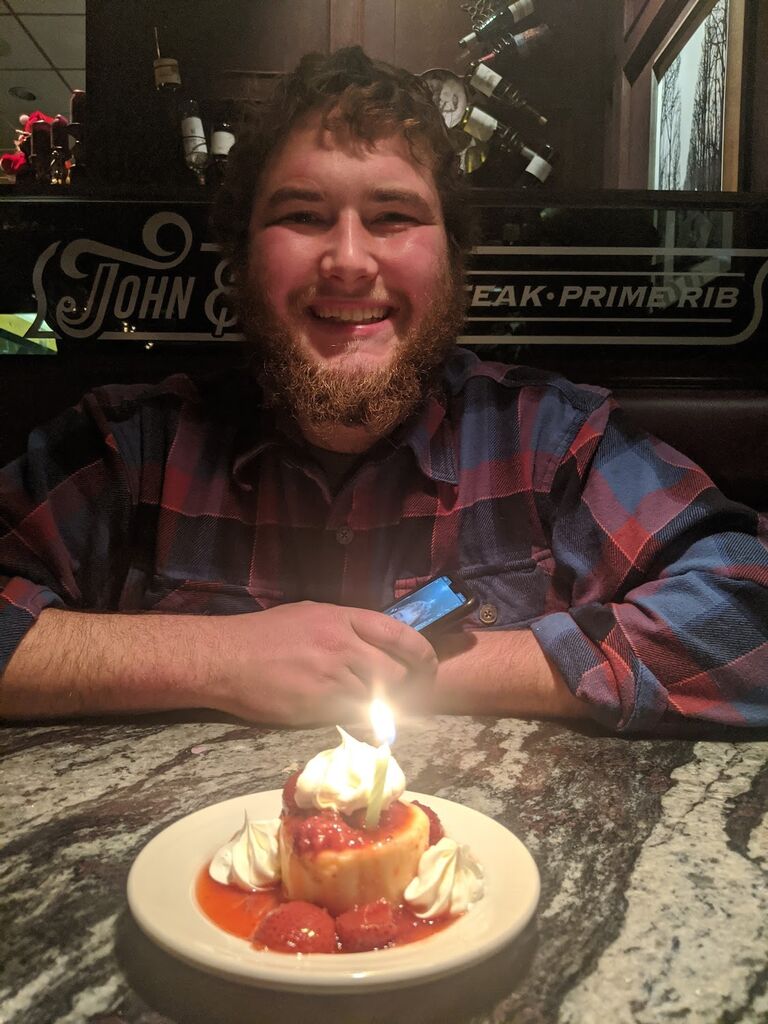 Wyatt's 24th birthday celebration at John & Nick's Steakhouse :)