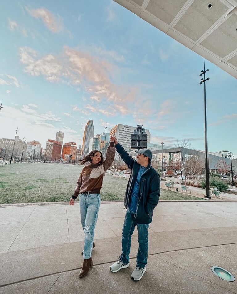 After spending two weeks in Mexico visiting Aseret's family, we came back to the States and Aseret made the move to Omaha! Our drives were now less than 15 minutes to see each other, random date nights during the week were a thing and exploring the city together while Aseret started a new life here was our new favorite thing. Living in the same city taught us a lot. Some big life changes happened during this year that we could not have gone through without the other person physically there for the other. This year also brought more traveling of course and even more sports events! Aseret found her way back to coaching dance and Anthony supports her at every competition he can be at, locally or out of state. And of course, Aseret is Anthony's biggest cheerleader as well! Even if that means sitting with the old ladies at his Boccee Ball matches. We love going on long walks and talking about our day/week, hanging out at the Brewery downstairs of Aseret's apartment, going to the movies, spending time with friends and family, finding new restaurants in the city (preferably that serve steak) and you can almost always catch us making food on the grill. Oh and Anthony finally got Aseret to like golf! 