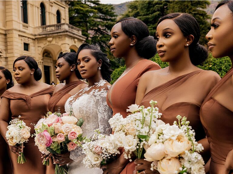 Earrings and store bracelets for bridesmaids