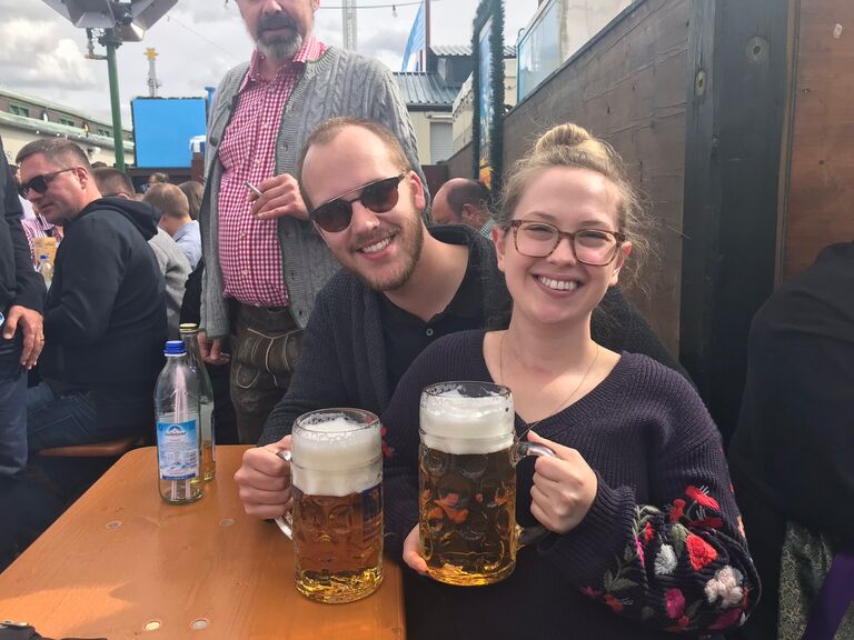 First trip across the world together. Denmark➡️Prague➡️Germany 🌍